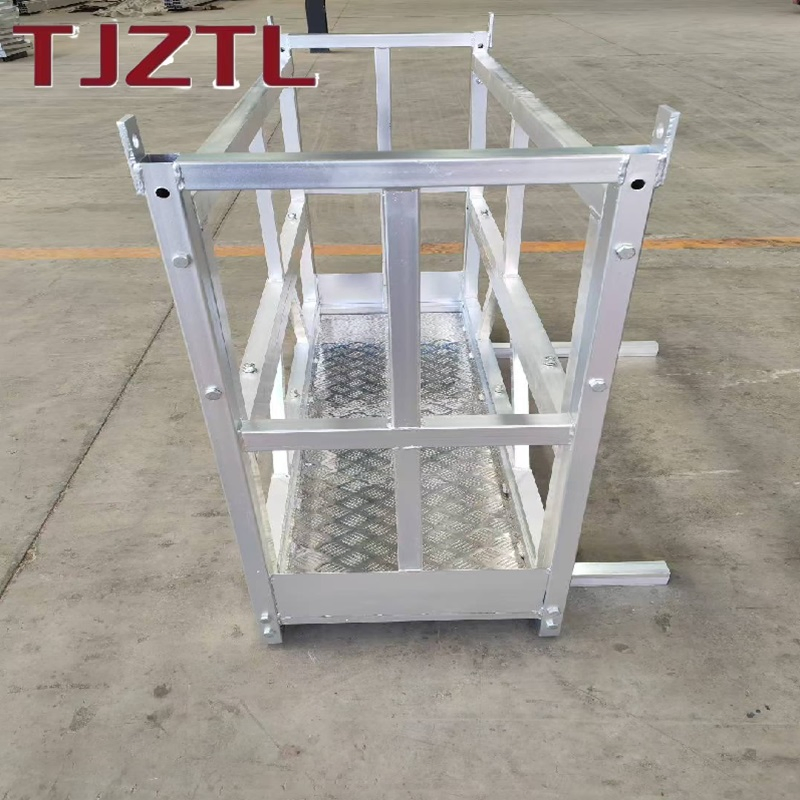 Suspended Platform for Building Exteriors Crafted From Hot-DIP Galvanized Steel