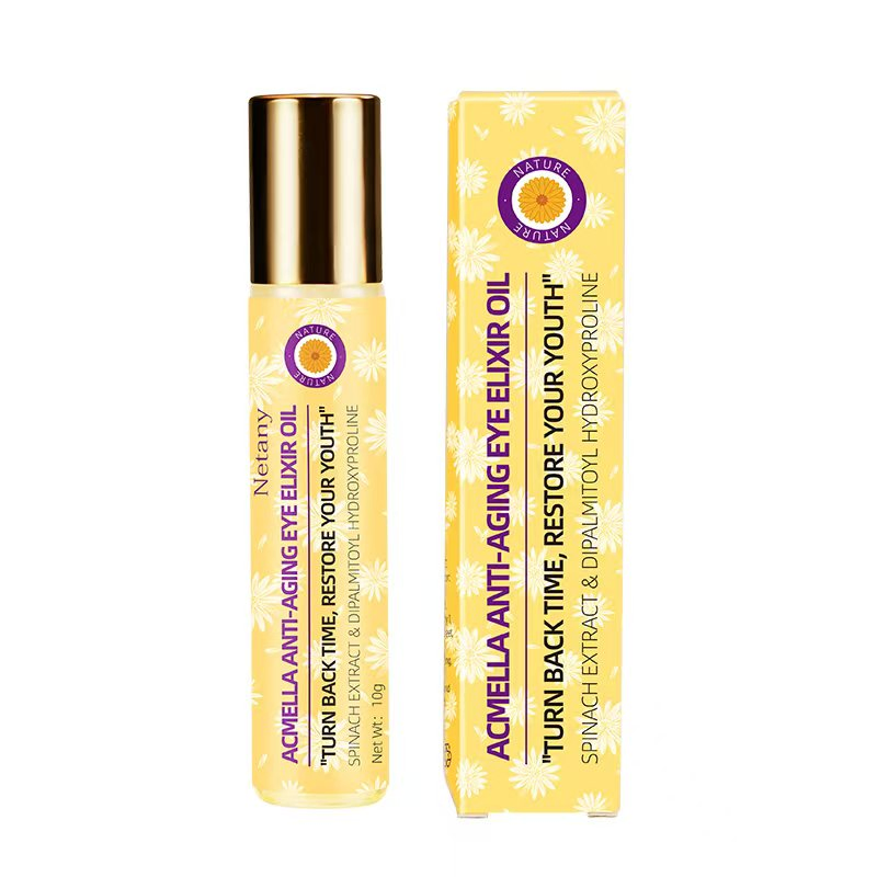 Herbal Chrysanthemum Flower Eye Essence Oil Reduces Fine Lines Eliminates Puffiness and Fades Dark Circles Eye Care