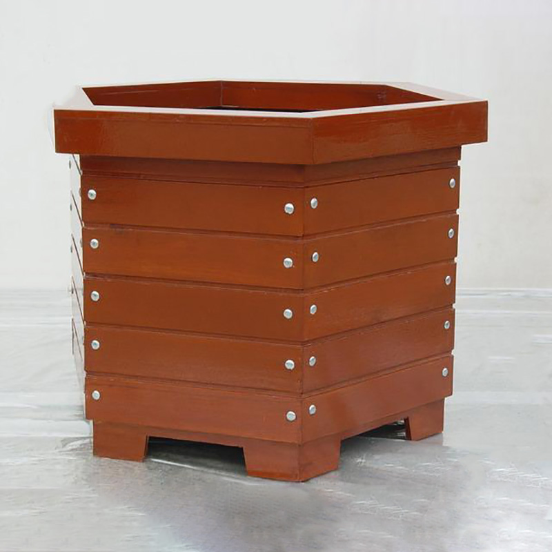 Factory Directly Sale High Quality Durable WPC Flower Pots 21" Trough Plastic Flower Pot Plant Pot Garden Planter Eco-Friendly Pots