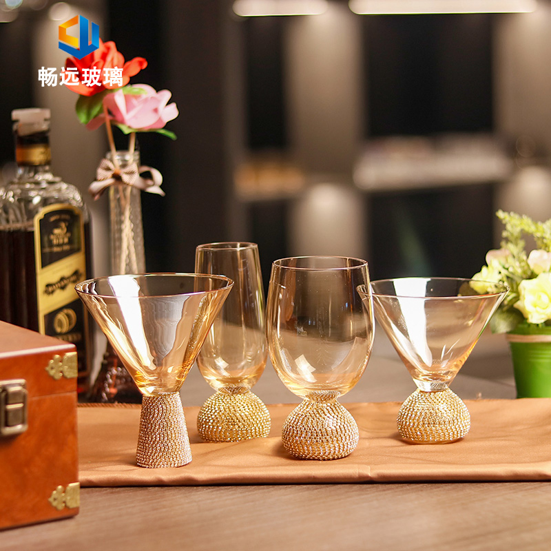 Бокал для вина Fairy Glassware с алмазной огранкой