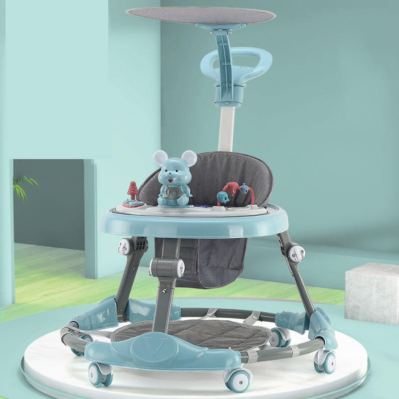 Anti-Rollover Baby Pusher Three-in-One Baby and Children Walking Multi-Function