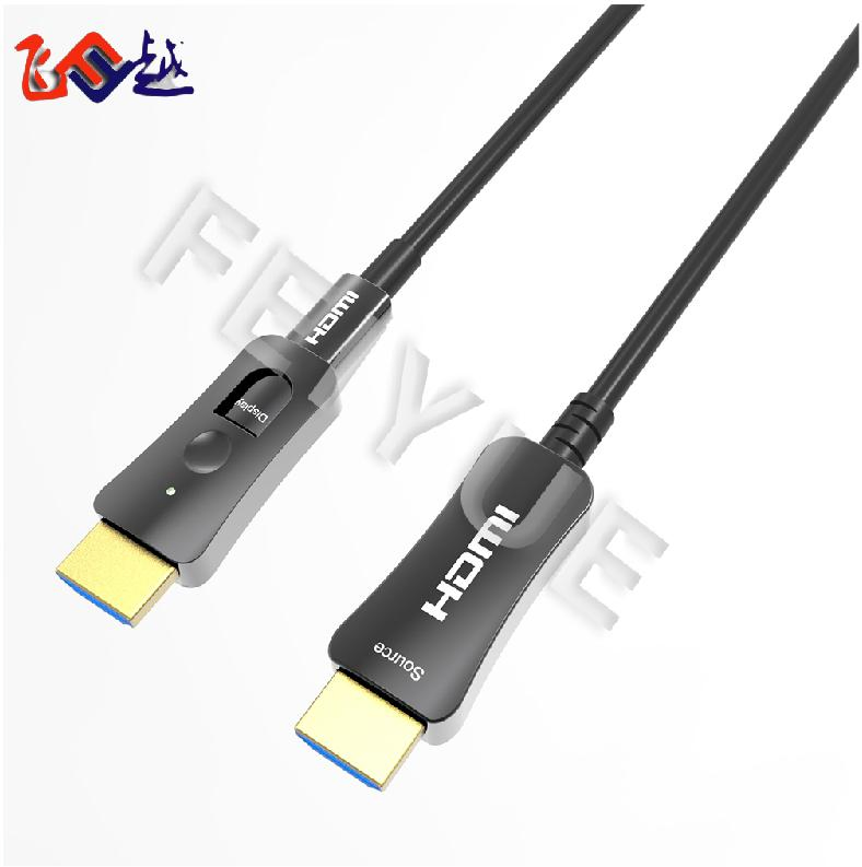 Removable Active Optic Fiber HDMI2.0 Cable DF to DF 4K/60Hz and 18gbps Support 1m/10m/100m/200m/300m