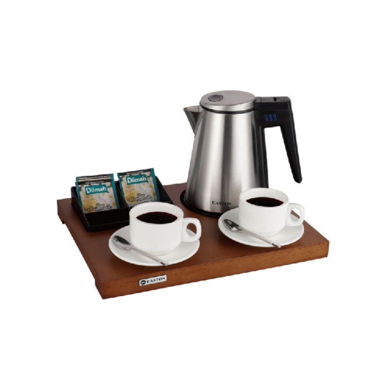 Hotel Room Metal Brushed Energy-Efficient Electric Kettle Wholesale