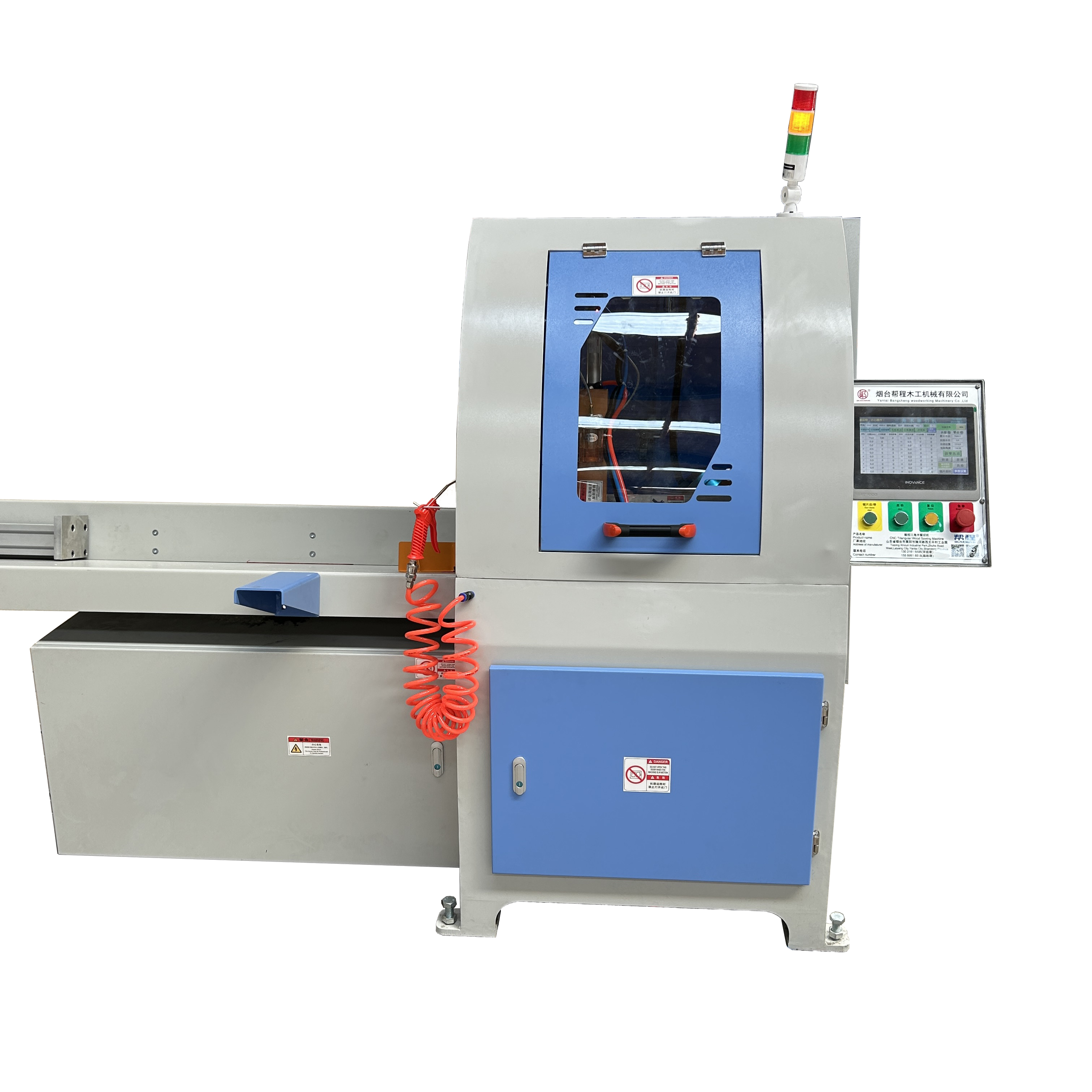 Ленточная пила по дереву горизонтальная угловая 45°-90°