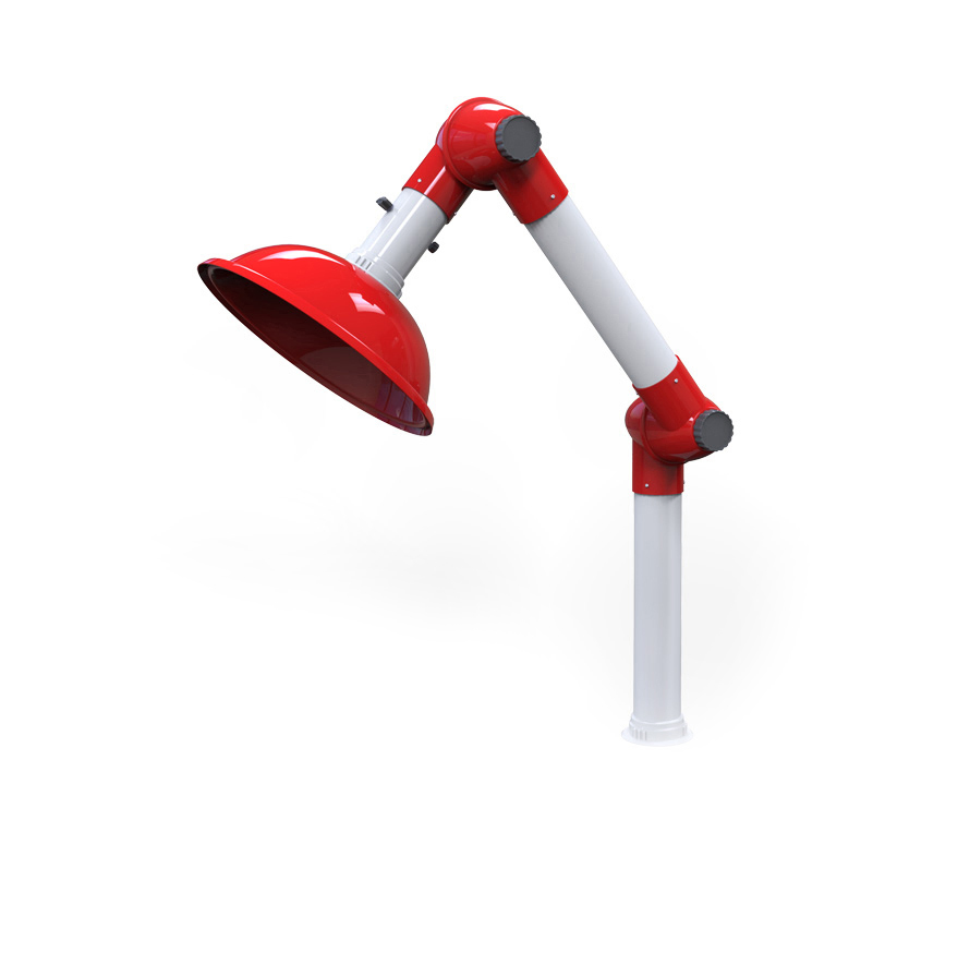 Safe and Reliable Aluminum Fume Evacuation Solution Eyewash