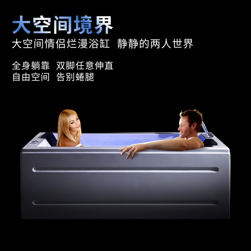 Wholesale Factory Price SPA Adult Marble Stone Acrylic Solid Surface Freestanding Bathtub for Hotel Home