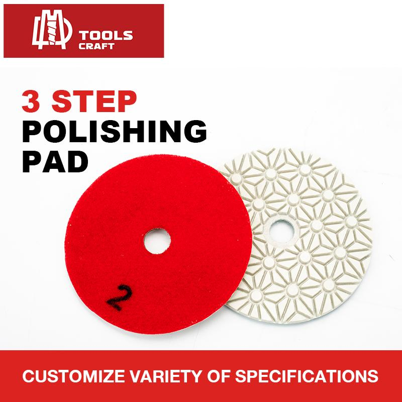 Concrete Polishing Loop Fastener Wet Diamond Resin Pads