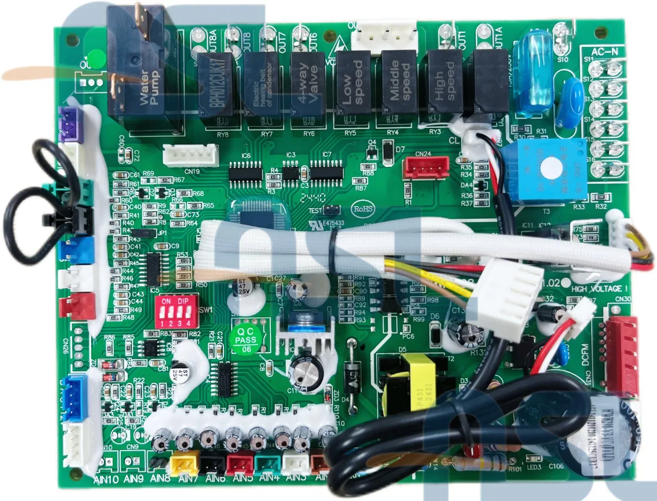 R290 Leak & Explosion Proof 15-18kw CE/RoHS/Sg Certified Inverter Swimming Pool Heat Pump PCBA Controller with Smart Thermostat & Mainboard & Compressor Driver