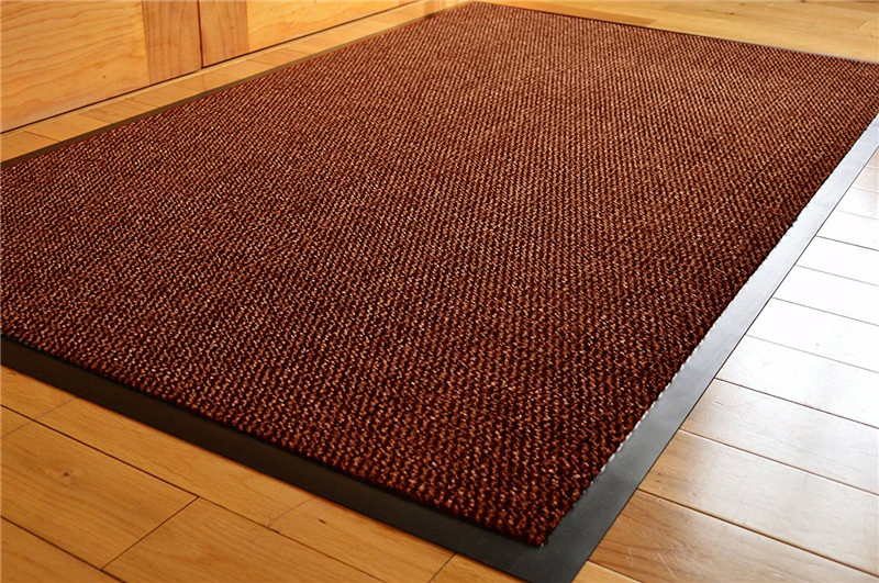 Extra Large Blue and Black Barrier Mat Rubber Edged Heavy Duty Non Slip Kitchen Entrance Hall Runner Rug Mats 120X180cm