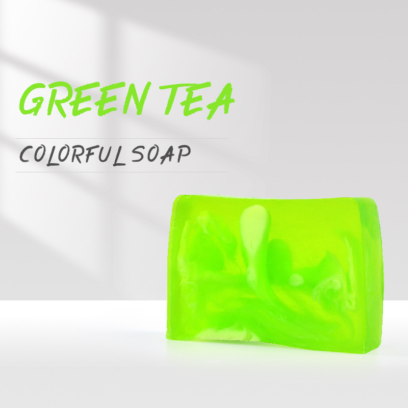 Beauty Cosmetics Skin Care 100% Natural Organic Handmade Green Tea Soap