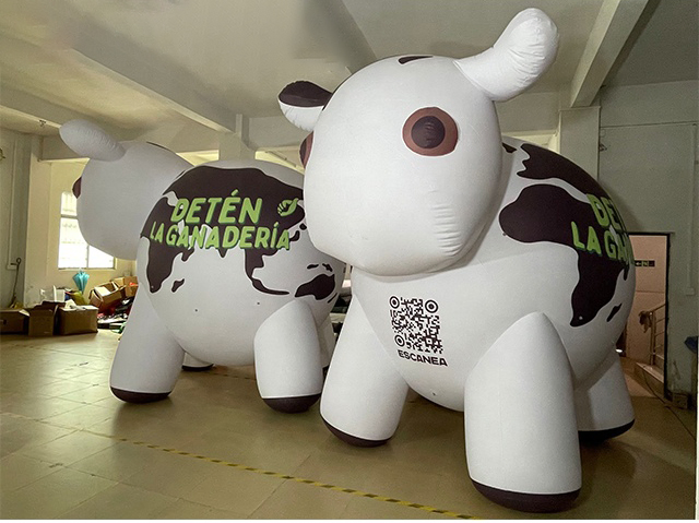 Boyi Inflatable Advertising Bull Balloon Inflatable Animal Cattle