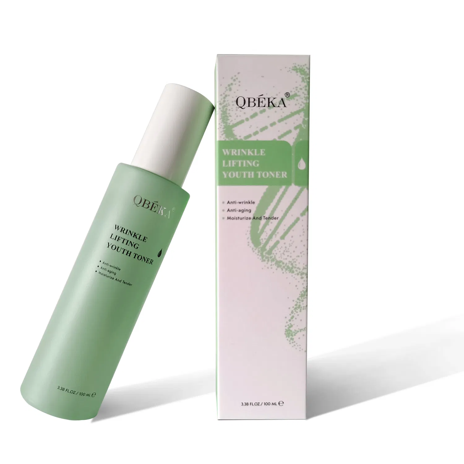 Qbeka Wrinkle Lifting Youth Toner Anti-Aging Wrinkle Reduction Barrier Repair Alcohol-Free Non-Greasy