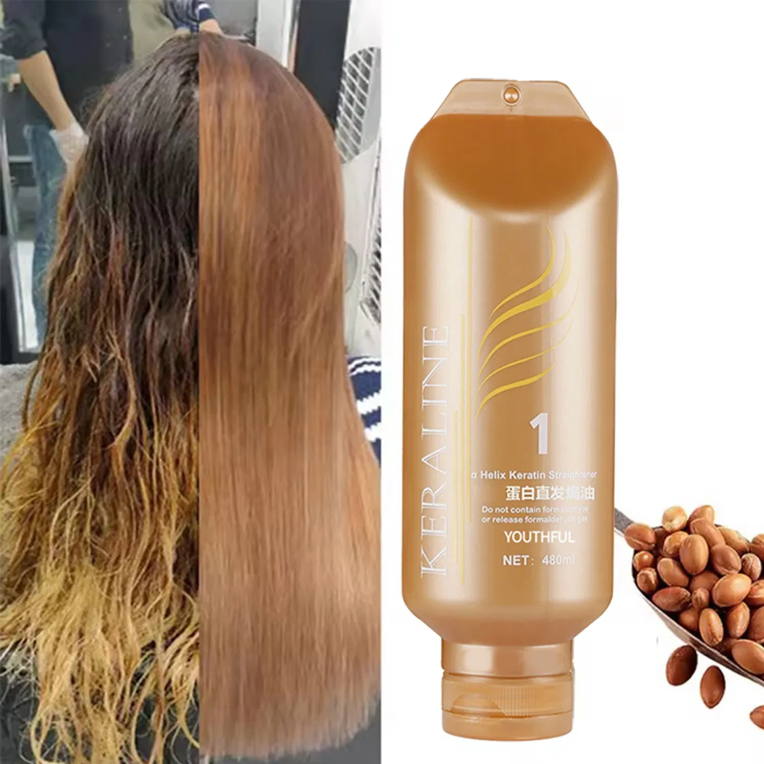 Collagen Protein Hair Treatment Hair Straightening Cream