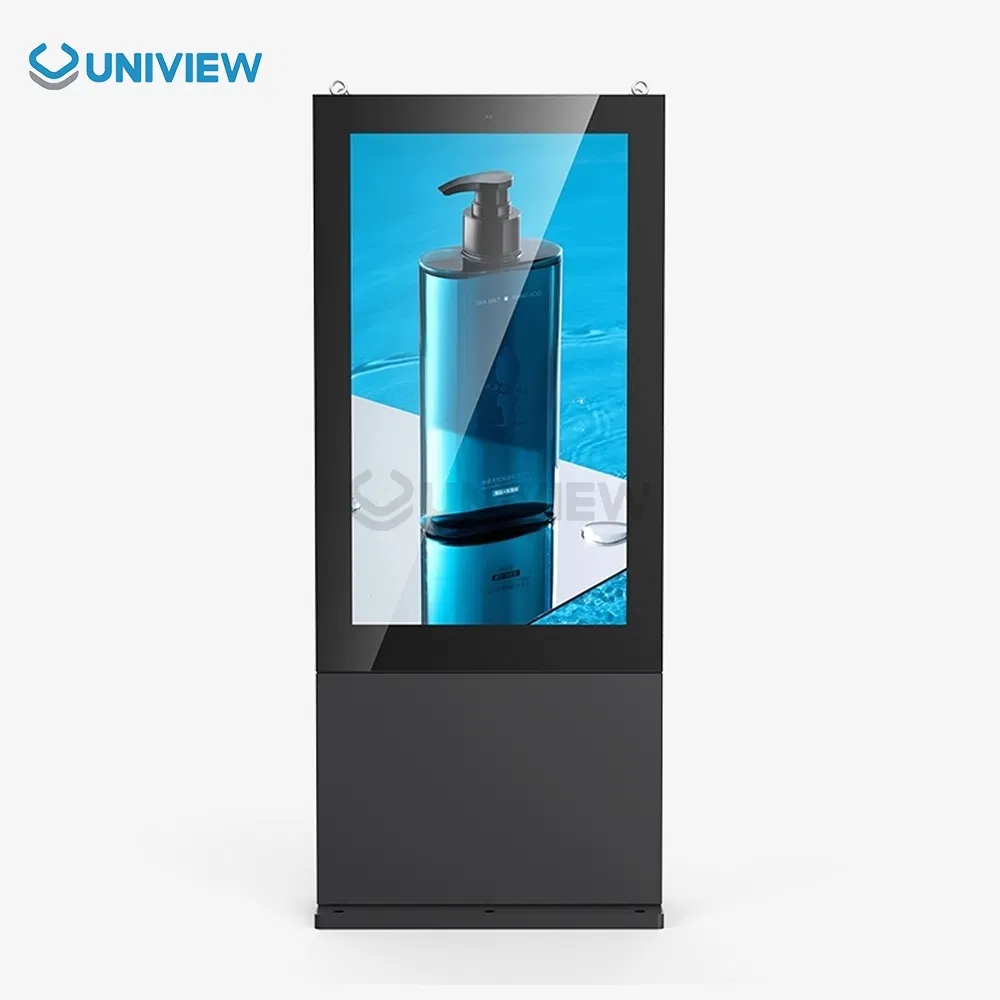 Uniview 43 49 55 65 75 86 98 Inch Outdoor Floor-Standing LCD Kiosk LCD Display IP55/IP65