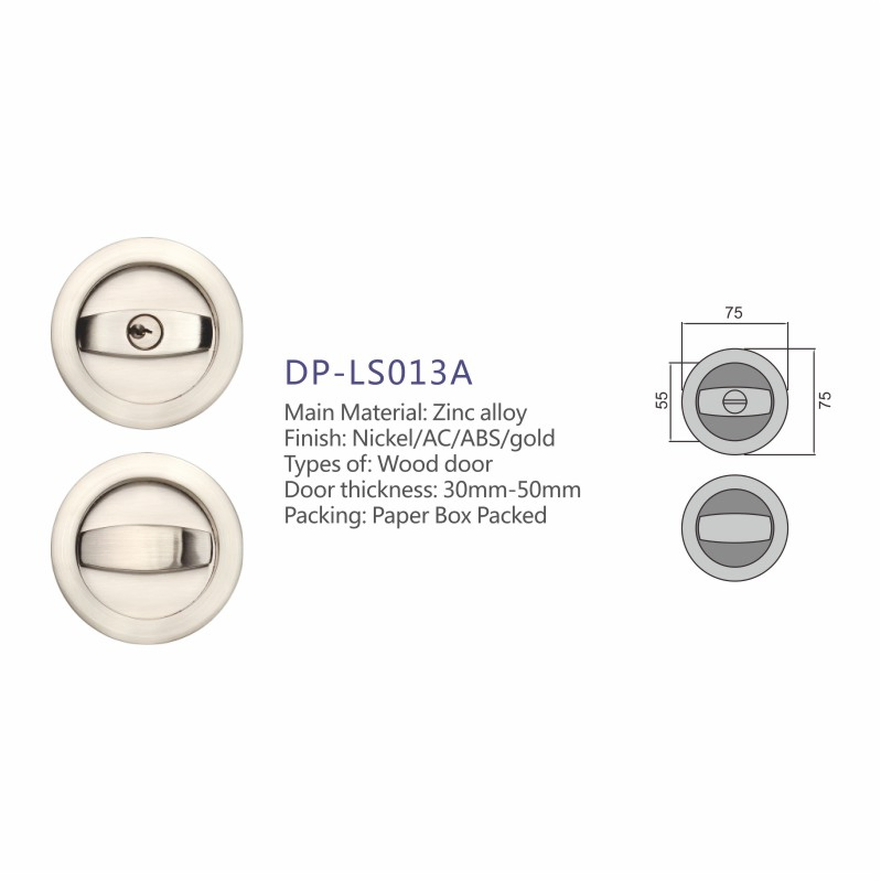 Heavy Duty Stainless Steel Pull and Flush Sliding Double Sided Door Handle Set Silver Black Door Handle