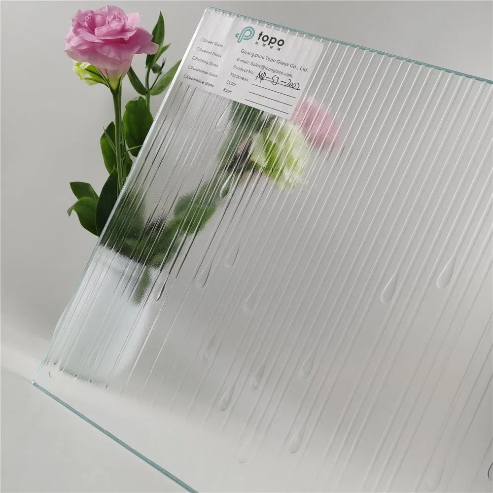 6mm/8mm/10mm/12mm15mm/19mm Stylish and Beautiful Fusedpattern Glass for Bathroom Decoration Glass (MR-SJ-2002)