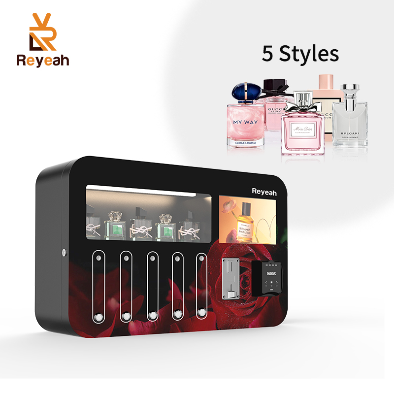 Small Wall-Mounted Perfume Spraying Vending Machine for Shopping Malls for Convenient Cologne Dispensing