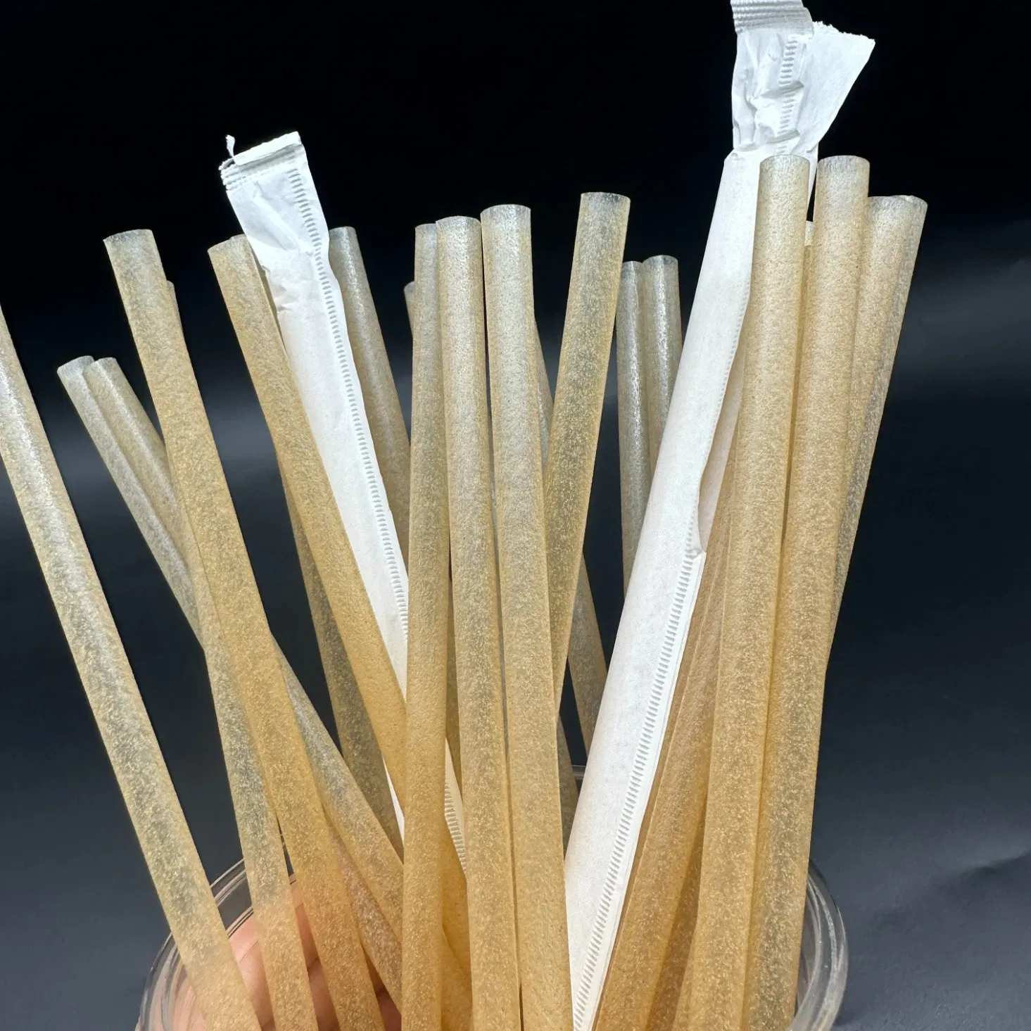 Eco Friendly Disposable Biodegradable Straw Sugarcane Bagasse Straw 6mm