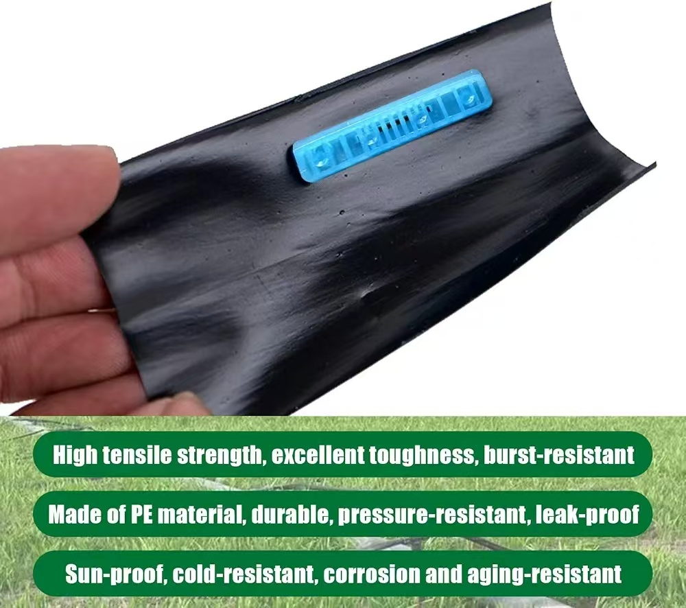 2025 New Agriculture Greenhouse 16mm Flat Drip Irrigation Tape