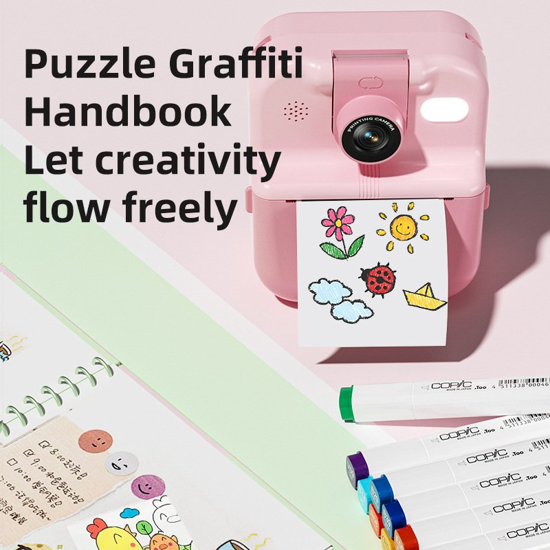 Camera Thermal Printing Mini Cartoon Digital Camera Gift