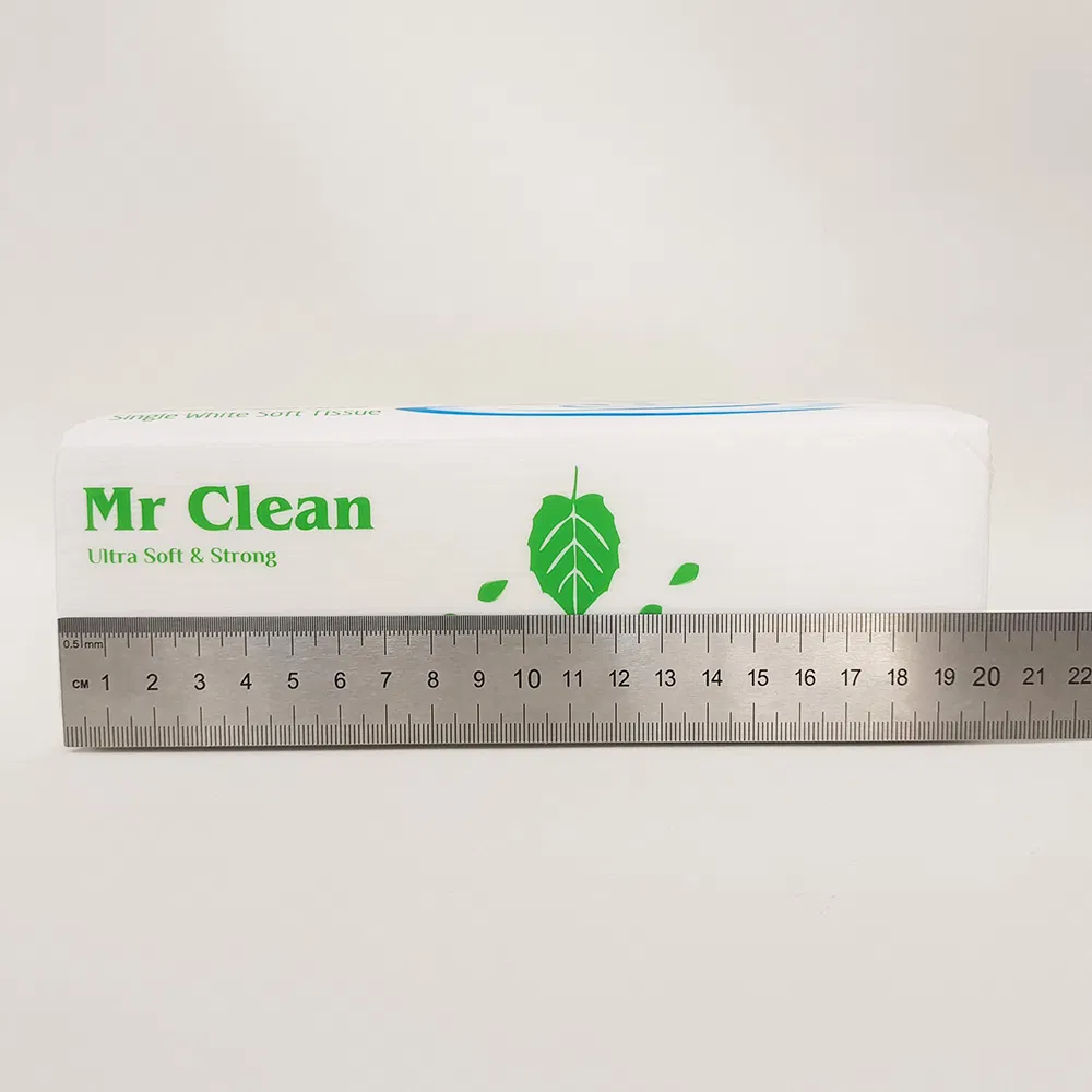 Custom Logo Wholesale Facial Tissue Paper Eco Friendly 3 Ply 4 Ply Cleaning Facial Tissues 400 Sheets
