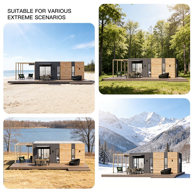 Prefab Modular House Camping Capsule Container Home Folding Tiny Capsule House