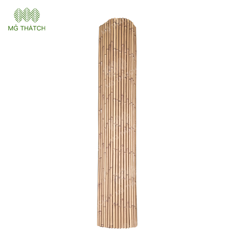 Maintenance Artificial Bamboo Fence Outdoor Lifespan More Than 20 Years Fake Plastic Bamboo Fence
