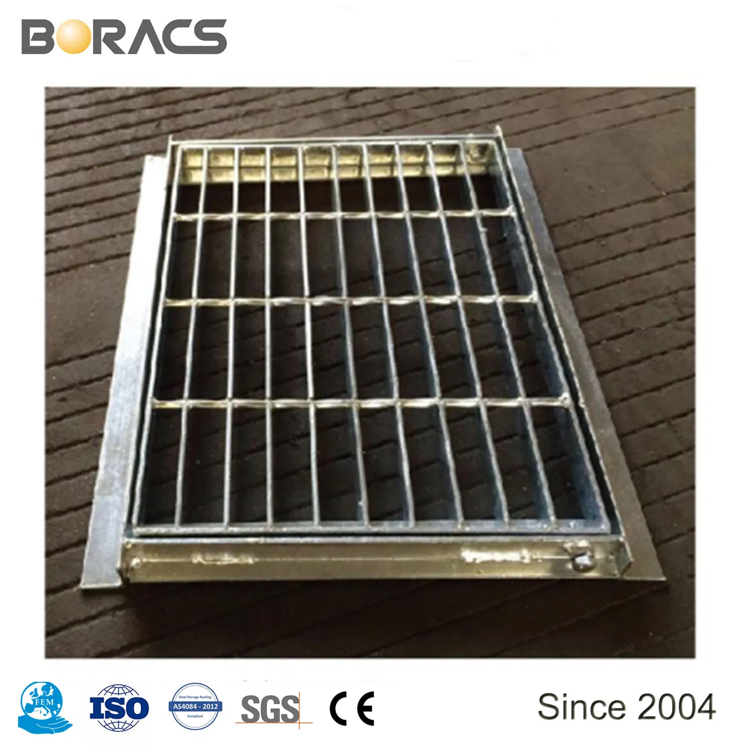 Stainless Steel Heavy Duty Steel Grating for Sump, Trench, Drainage Cover, Manhole Cover, Stair Tread, Floor Drain
