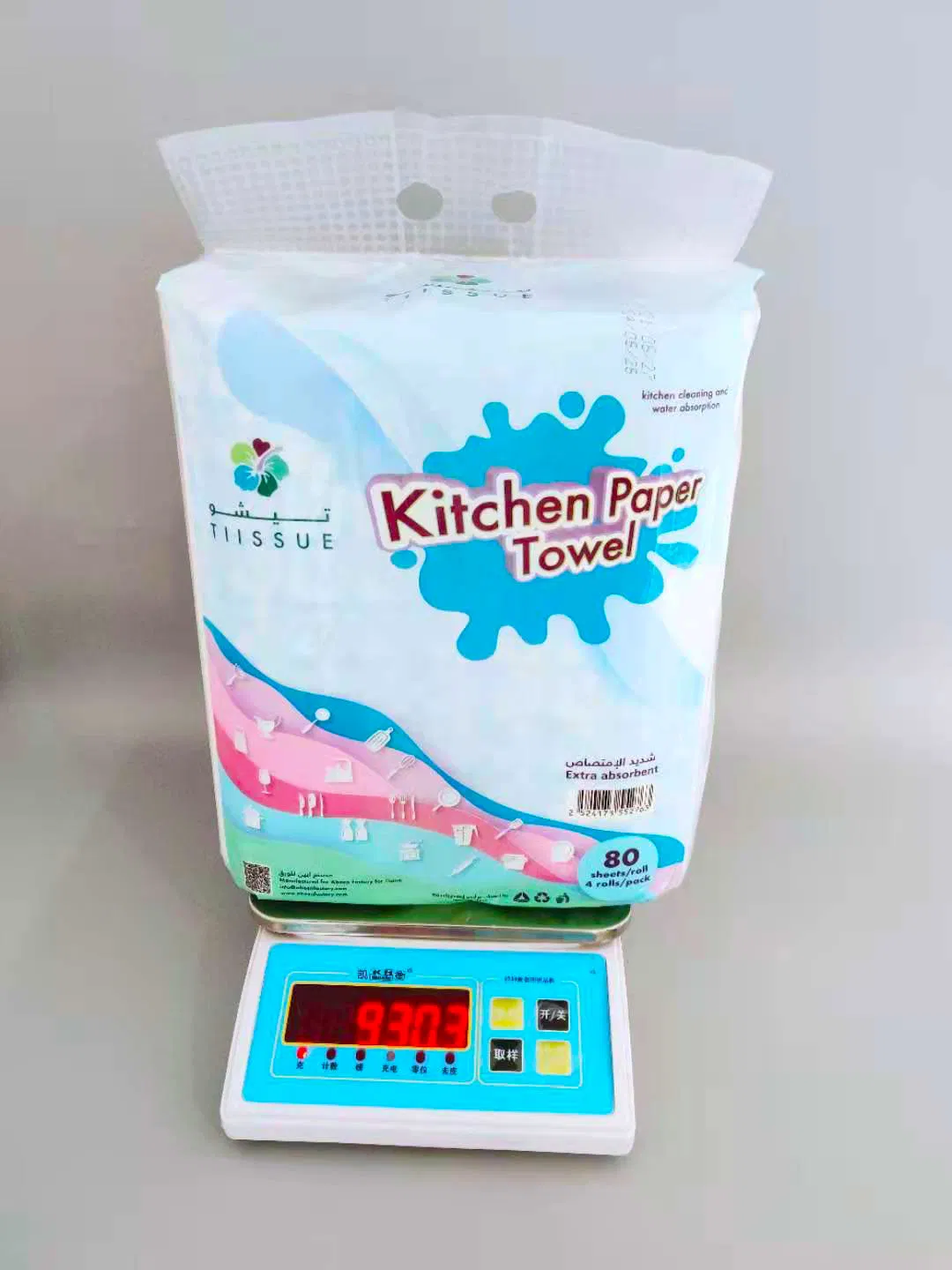 Wholesale OEM ODM 2 Ply White Virgin Pulp Kitchen Paper Towel