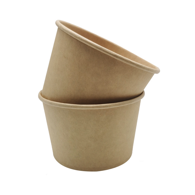 Manufacturer Custom Logo Ice Cream Cup Paper Bowl Ice Cream Cup Packaging Design Ice Cream Cup