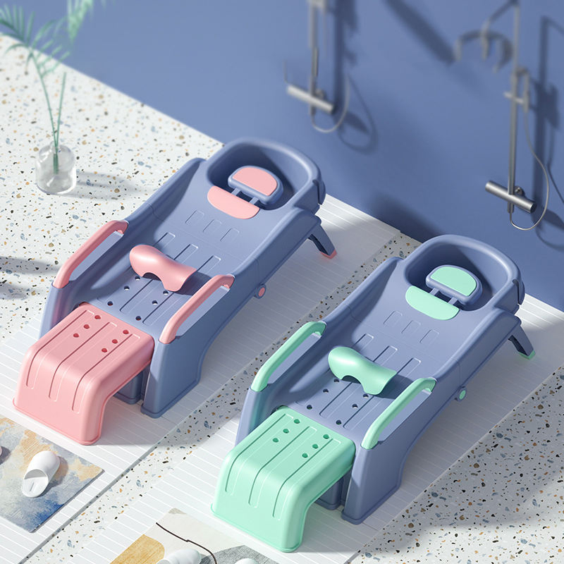 Colorful New Arrival Folding Baby Shampoo Chair Kids Hair Washing Chair
