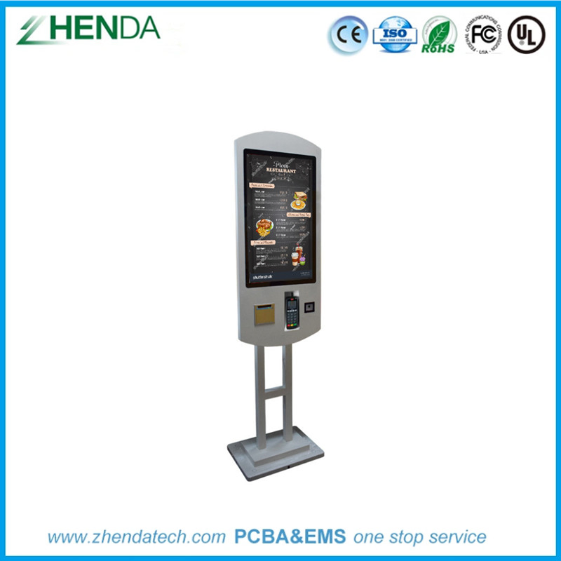Super High Value Self-Ordering and Payment Kiosk for Restaurant Automatically Ordering with Printer From Zhenda