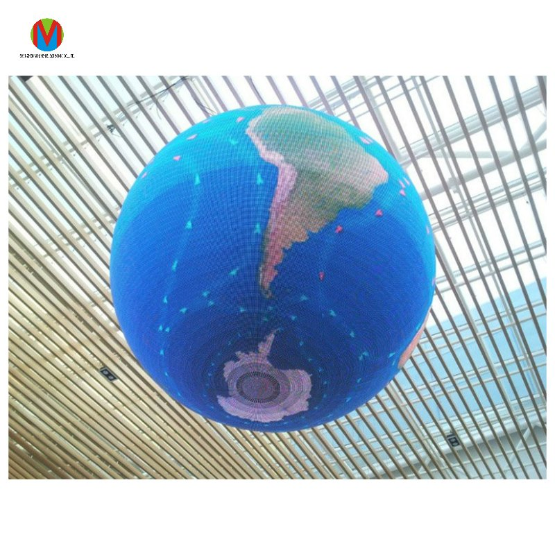 Indoor Different Diameter P2 P2.5 P3 P4 Sphere Soft Flexible 360 Degree Ball LED Display Screen
