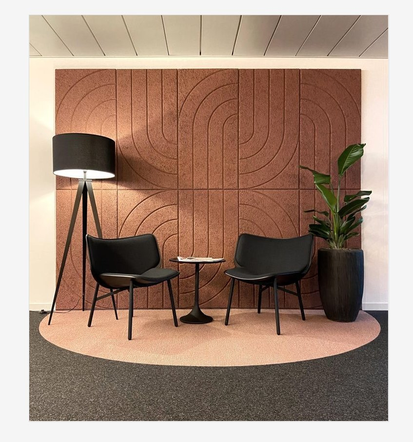 Custom 3D Wall Panel for Sound Absorption and Noise Reduction