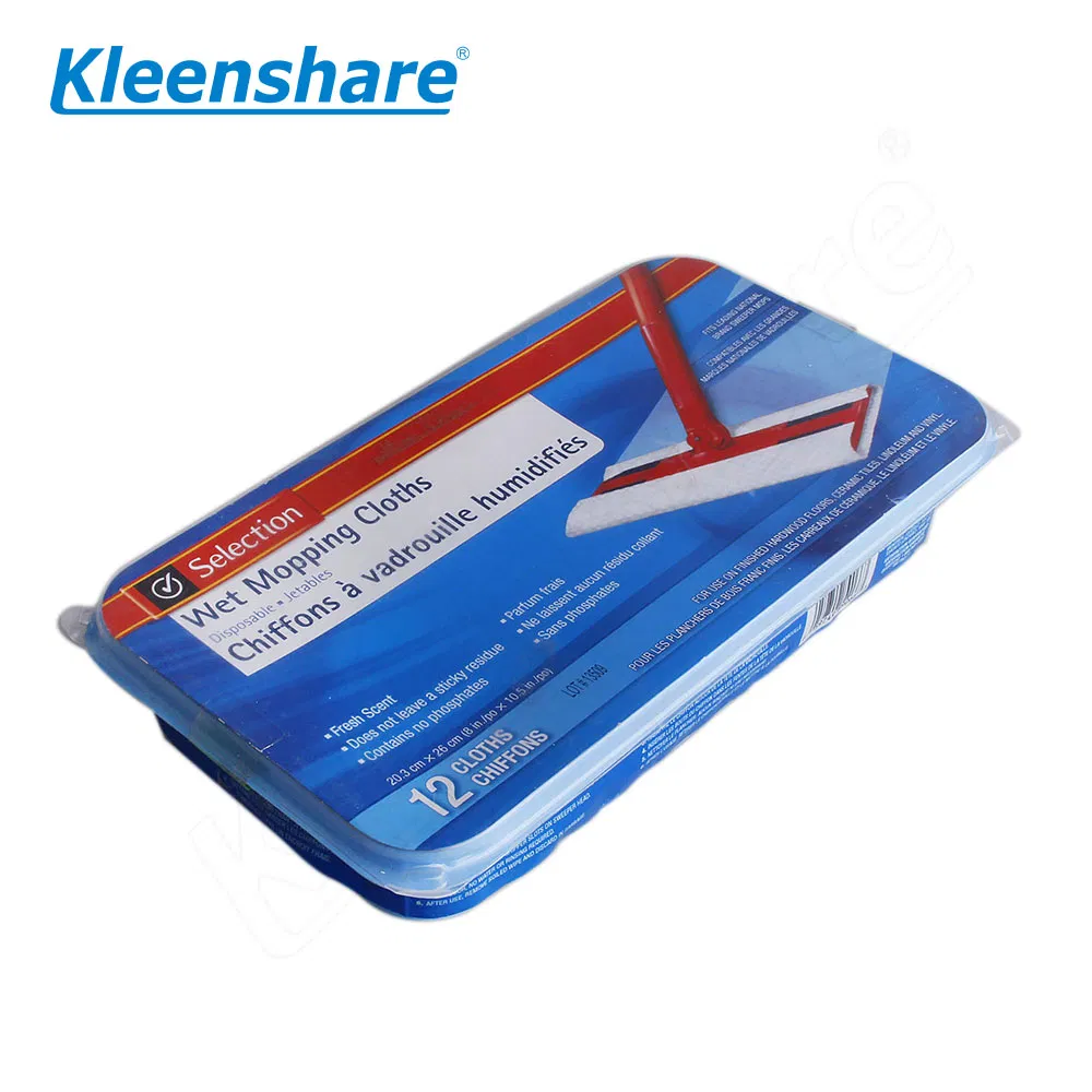 3 Layers Heavy Duty Disposable Non-Woven Floor Wet Tissue Mop Pads Household Dust Cleaning Rags Wet Wipes Refills