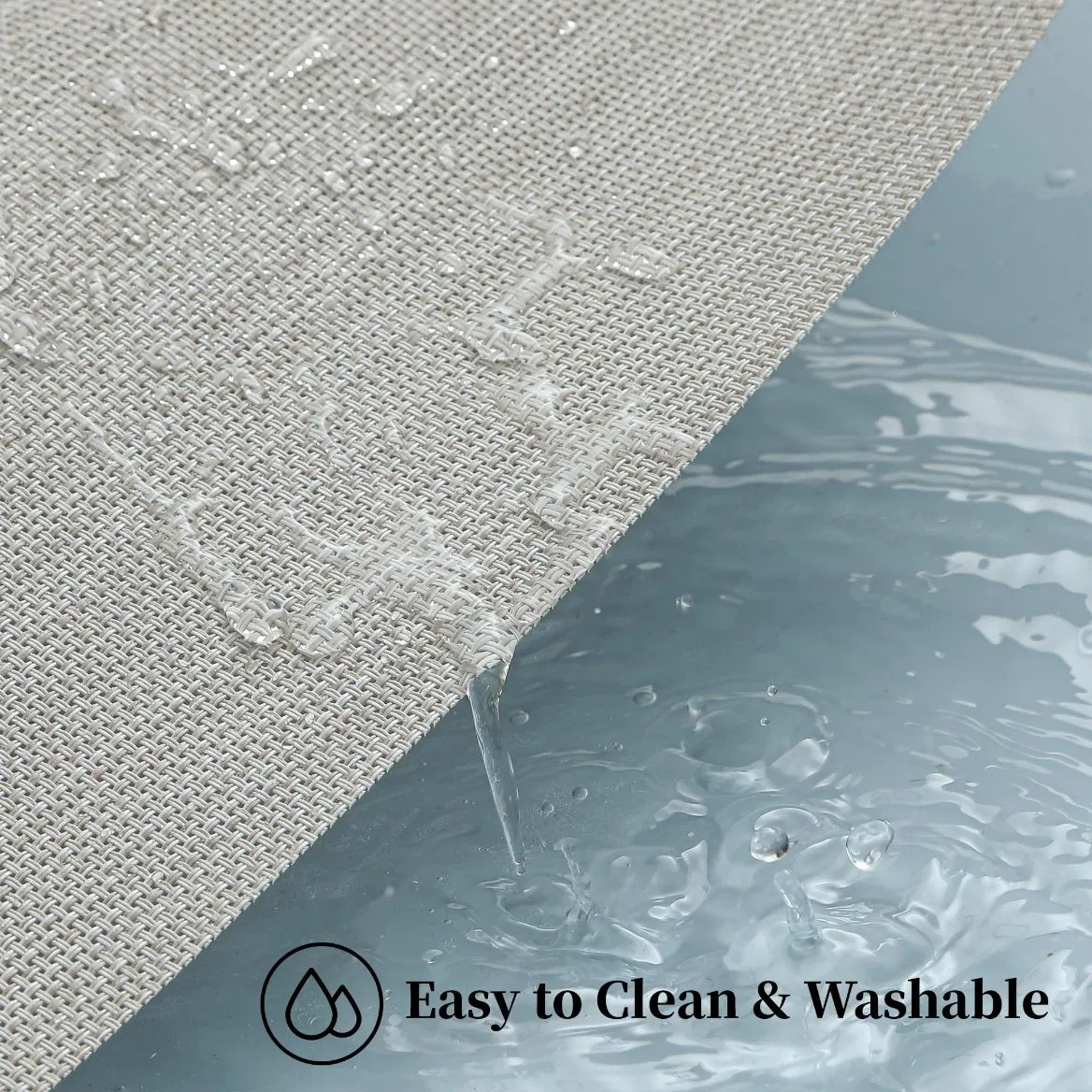 Wholesale PVC Placemat Waterproof Table Mat Beige Desk Protecting Mat for Party
