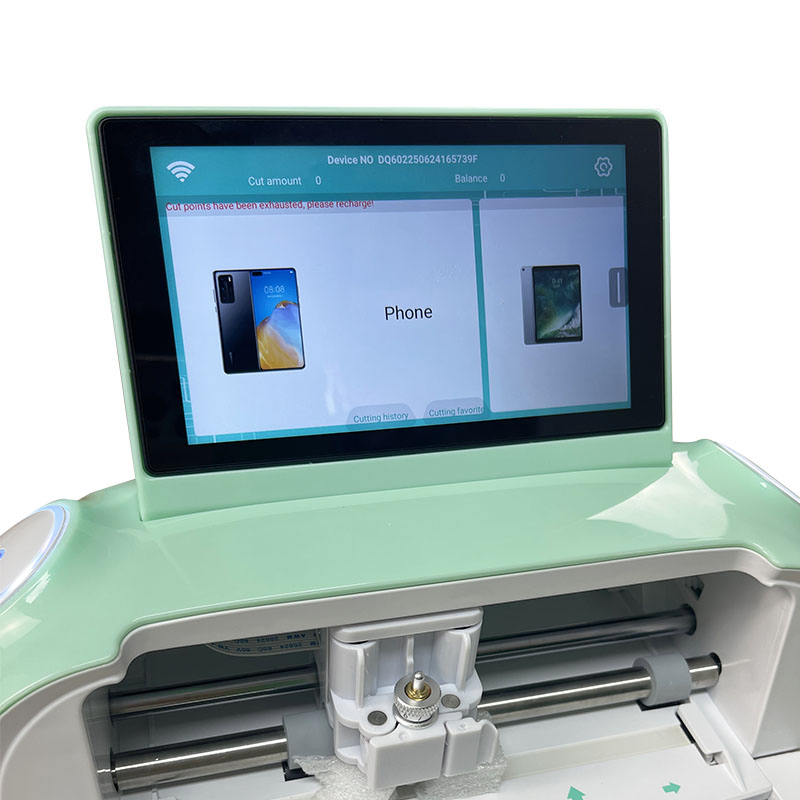 Mini Mobile Screen Protector Cutter Making Machines PVC & TPU Materials