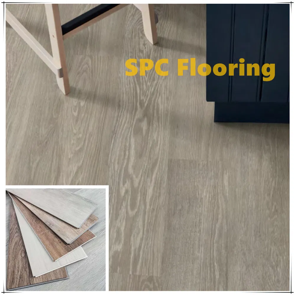 Waterproof Modern 4mm 5mm 6mm 7mm Indoor Luxury Vinyl Plank Flooring Cheap Plastic Spc Floor 7.2X48.03 Inch
