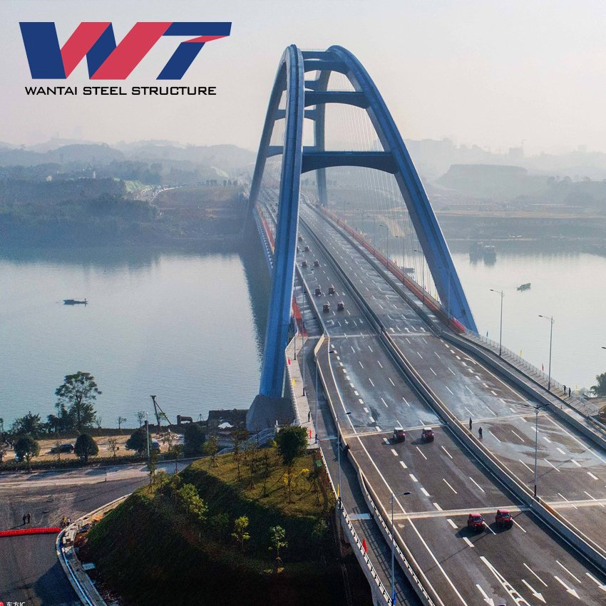 Reinforced Steel Bridge Half Circle Galvanized Corrugated Steel Arch Structure Bridge