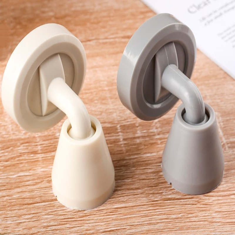 Muti-Functional Door Handle Wall Protector Stopper Rubber Pad Silicone Suction Door Stopper Anti-Collision Mat