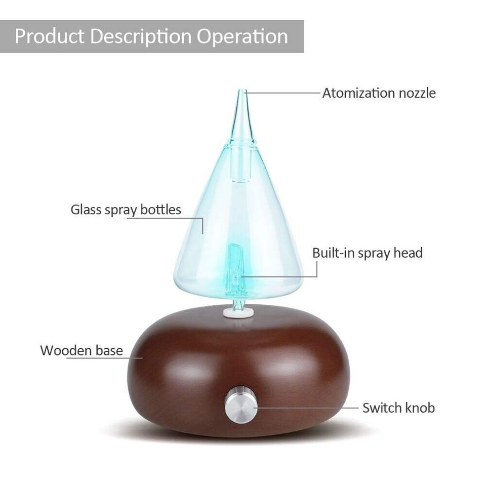 Solid Wood Hotel Essential Oil Aroma Diffuser Machine