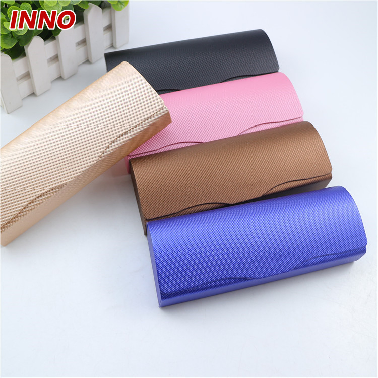 Inno-T114 Glasses Case Solid Colour Mash Pattern Eyeglasses Case for Spectacle Eyewear Custom Logo Eco-Friendly