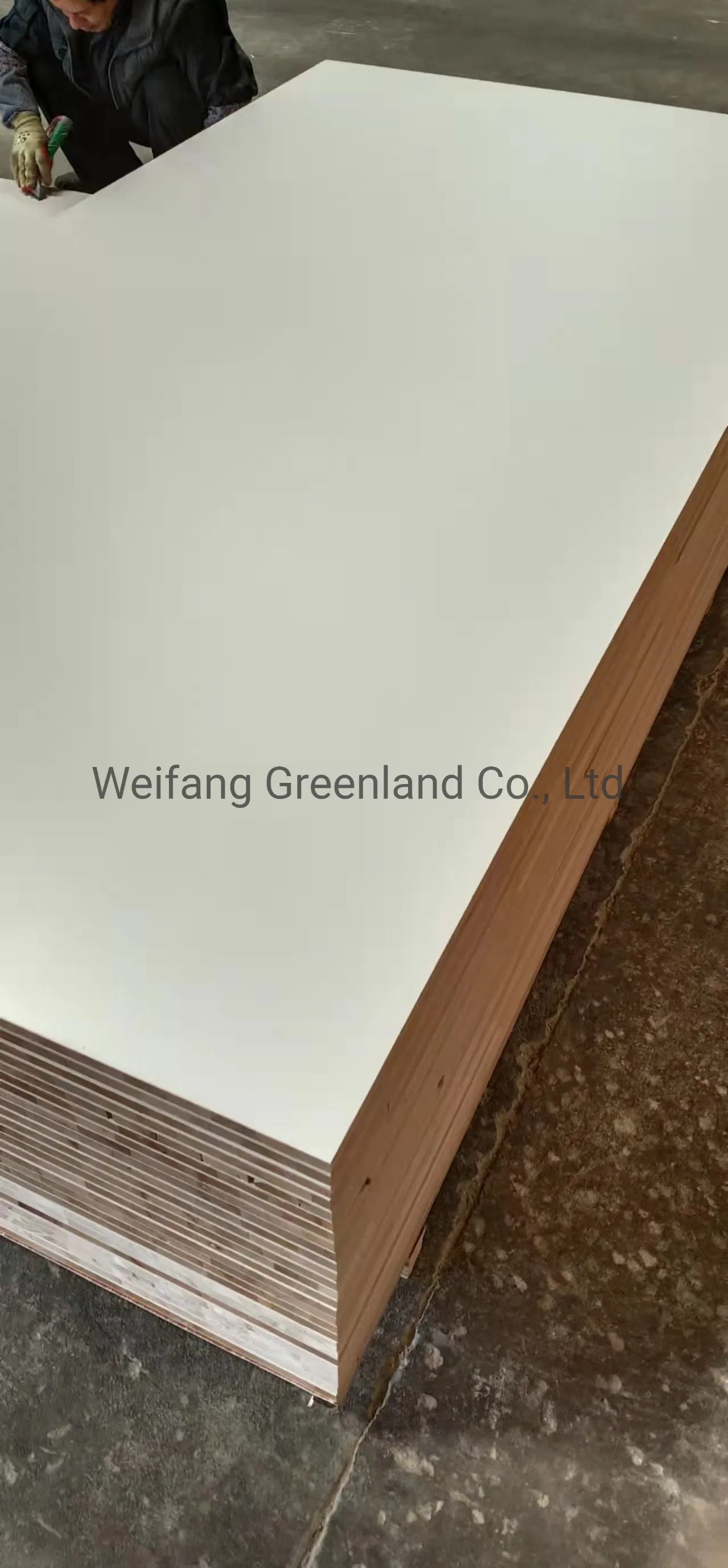 18mm Falcata Core Laminated Block Board Furniture Usage