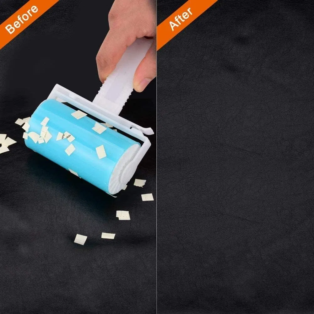 Clean Silicone Sticky Hair Roller Washable Suction Hair Roller Brush Removal Powerful Dusting Hair Removal