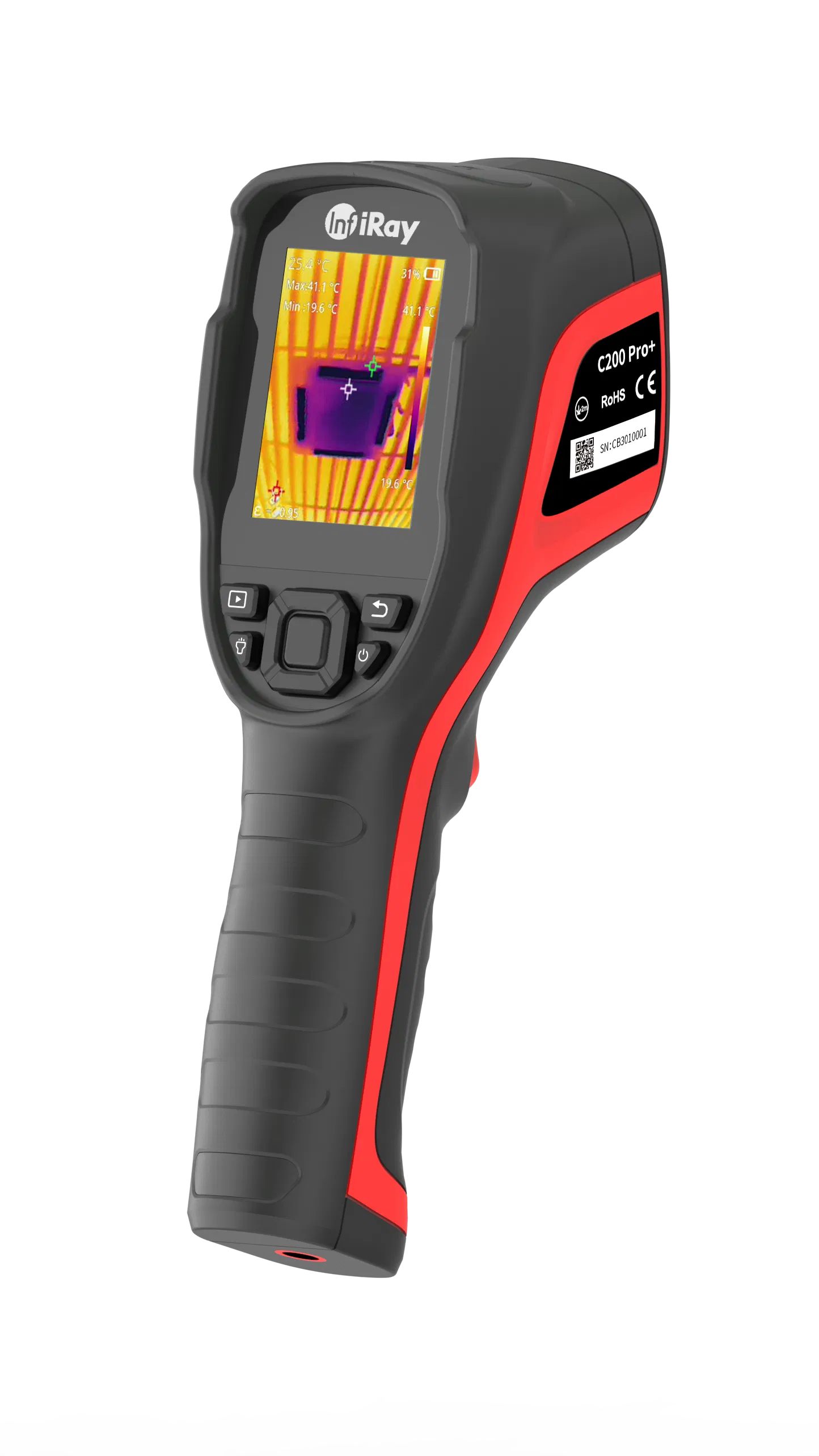 Handheld Thermal Imager with PRO-Grade Infrared Support for Night Vision