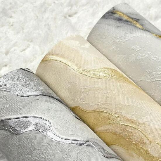 Guangzhou Wholesale New Marble PVC Wallpaper for Home Decor