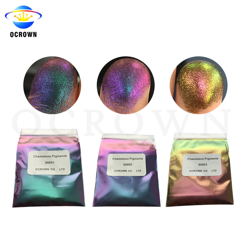 Acrylic Chameleon Aurora Powder, Shell Nail Art Pearl Manicure Chrome Pigment