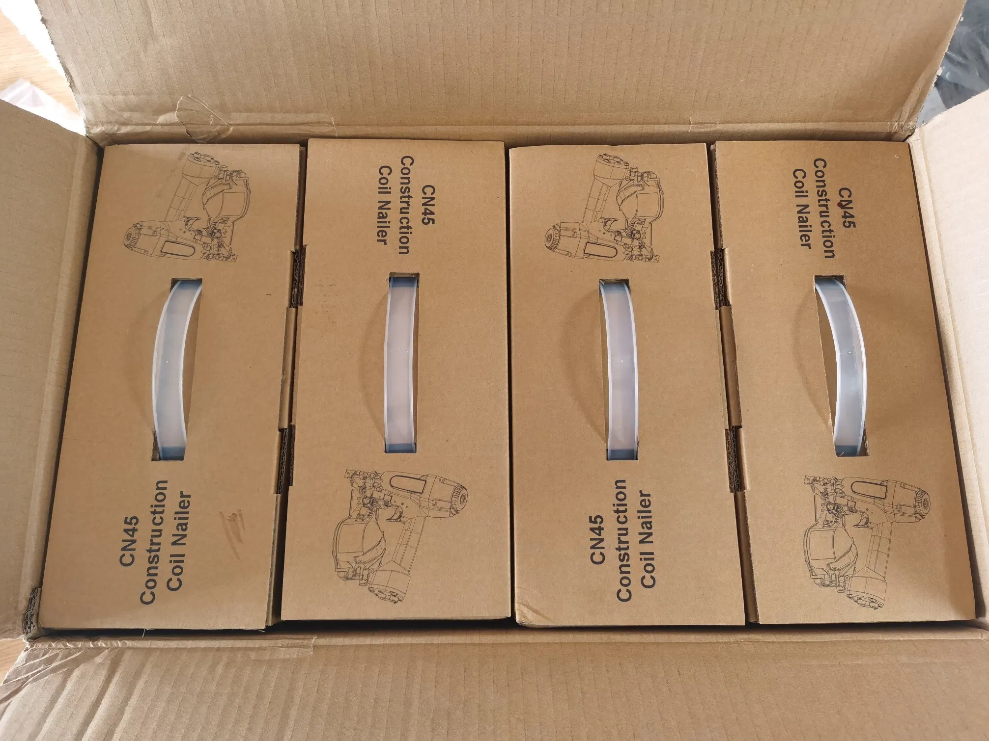 Пневматический гвоздезабивной пистолет CN45 для витых гвоздей