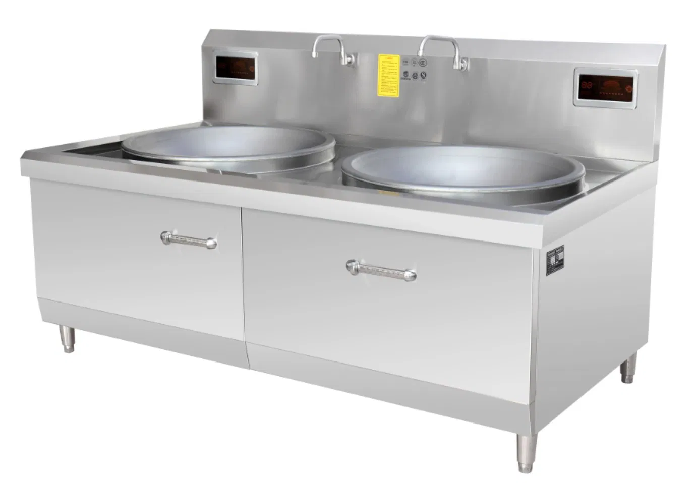 Electromagnetic One-Head One-Tailed Small Wok Furnace Commercial Induction Cooker