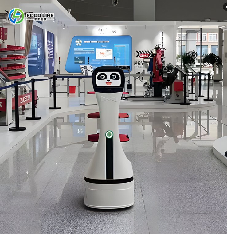 UV Disinfection Function Contactless Restaurant Food Service Robot